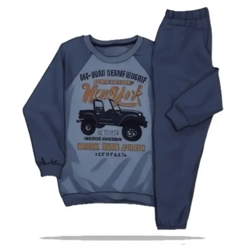 Modelagem em pdf de Conj Agasalho Moletom Inf Raglan 2 ao 14