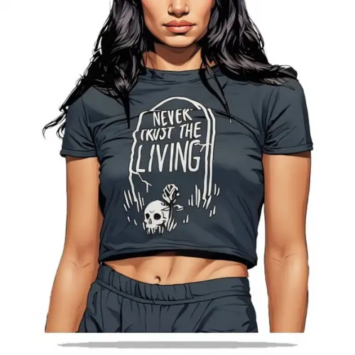 Modelagem em pdf de Crooped Manga Curta Fem P ao Xg