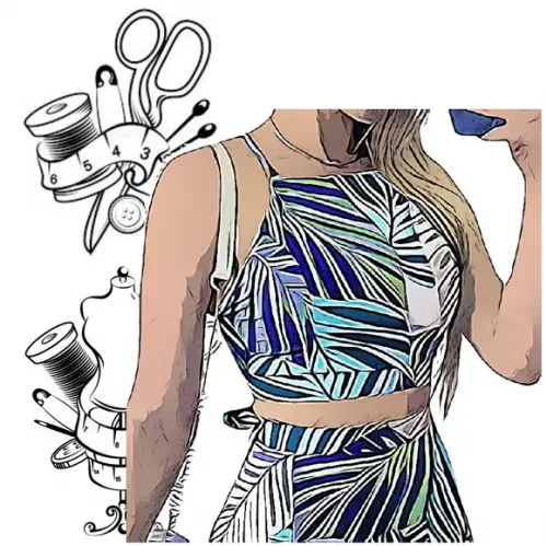 Modelagem em pdf de Cropped Alça P ao Gg #139