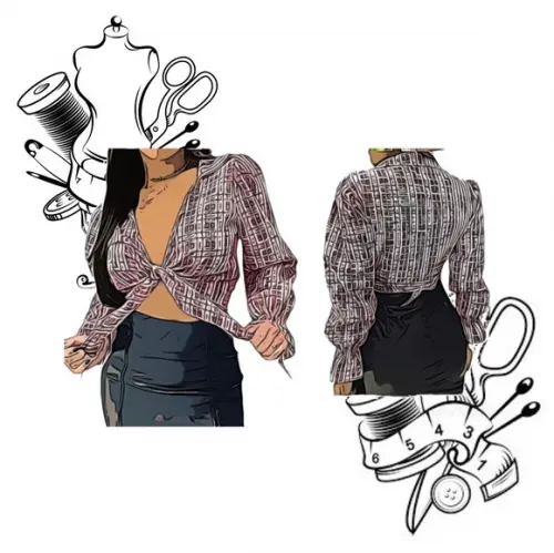 Modelagem em pdf de Cropped Amarração Pp ao Xg #25