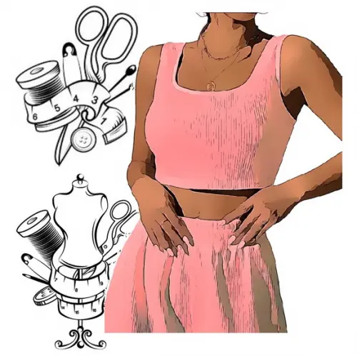 Modelagem em pdf de Cropped Feminino P ao Gg #256
