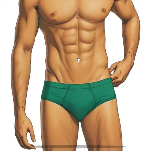 Modelagem em pdf de Cueca Slip Basica Adulto do P ao Xg