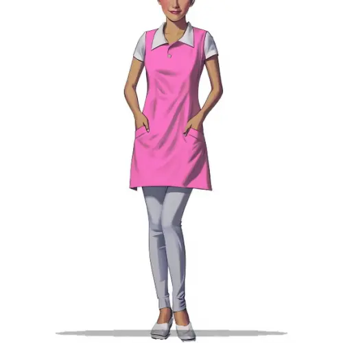 Modelagem em pdf de Jaleco Feminino sem Mangas do P ao Xxg