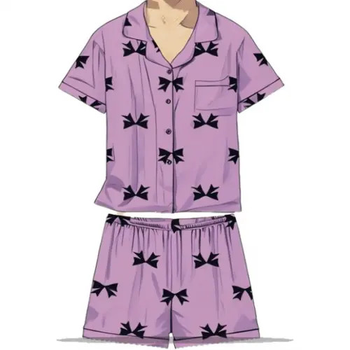 Modelagem em pdf de Pijama Inf Americano 2 a 14 Anos