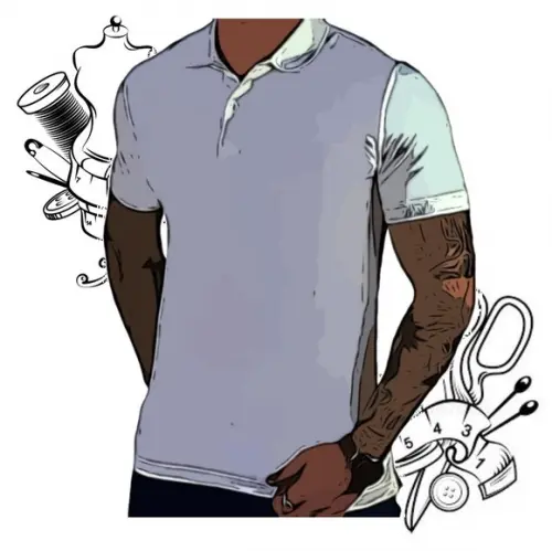 Modelagem em pdf de Polo Masc Slim P ao Xxg #47