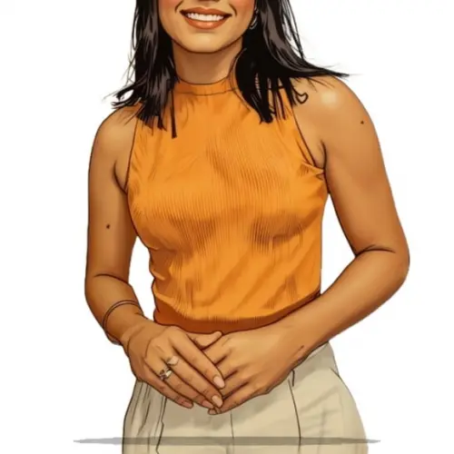 Modelagem em pdf de Regata Feminina Gola Alta P ao Gg