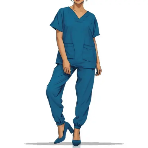 Modelagem em pdf de Scrub Pijama Fem Adulto do P ao Xxg