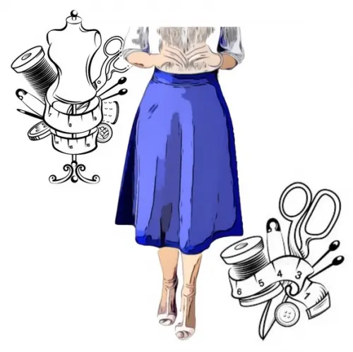 Modelagem em pdf de Saia Midi Gode 36 ao 44 #64
