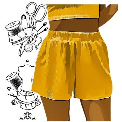 Modelagem em pdf de Short Fem Soltinho P ao Gg #272