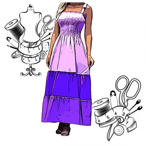 Modelagem em pdf de Vestido 3 Marias P ao Xg #17