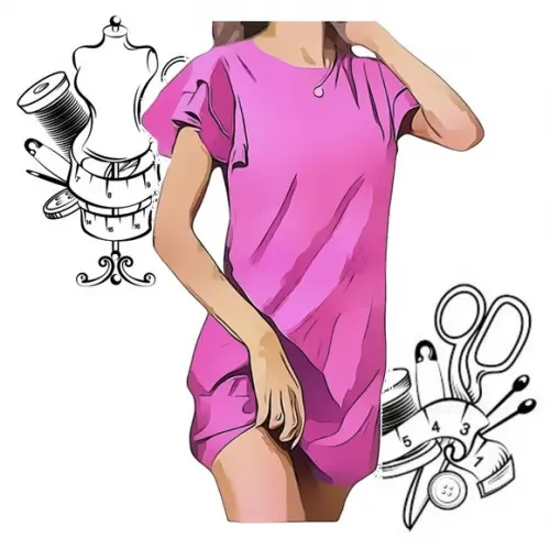 Modelagem em pdf de Vestido Manga Franzida P ao Xg #10