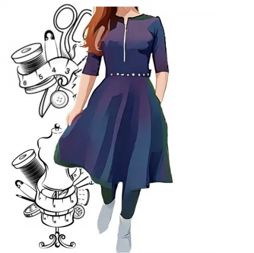 Modelagem em pdf de Vestido Saia Gode P ao Xxg #276