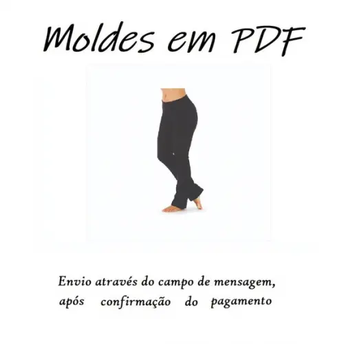 Modelagem Para Calça Bailarina Adulto - Molde Digital