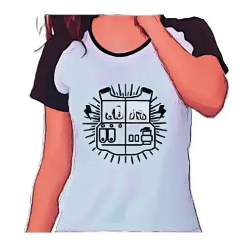 Molde Baby Look Raglan Feminina Pp ao Gg