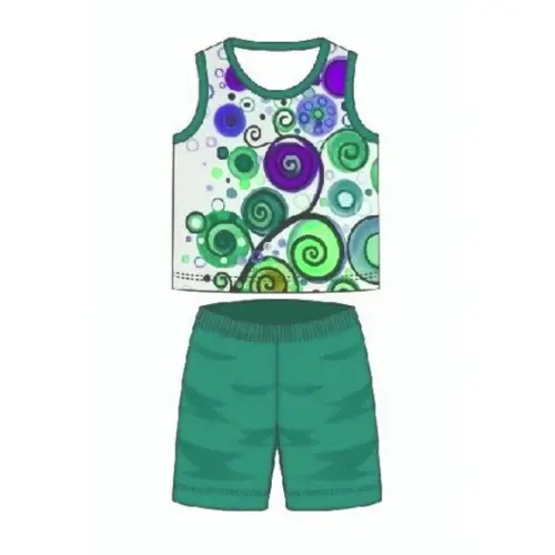 Molde Bermuda e Regata Masculino Conjunto