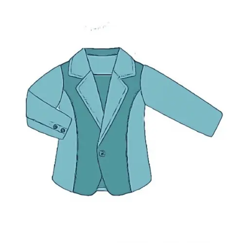 Molde Blazer Bebê Forrado