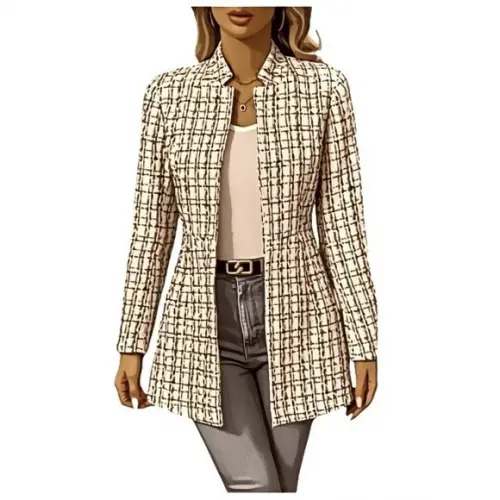 Molde Blazer Feminino Adulto Longo do P ao Xxg