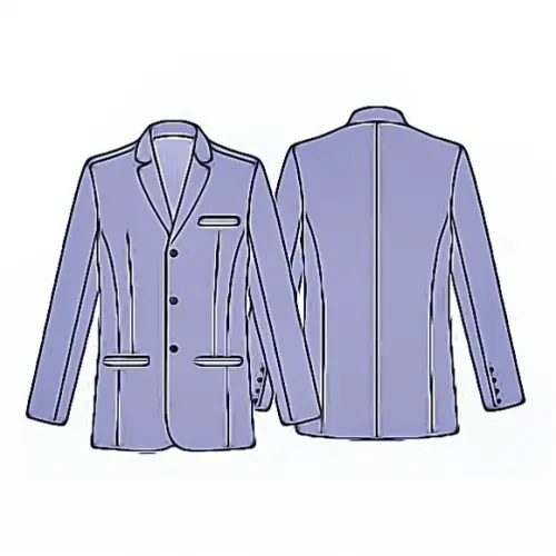 Molde Blazer Masculino Uniforme 38 ao 44