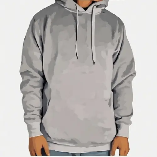 Molde Blusa Moletom Canguru com Capuz Pp ao Gg)
