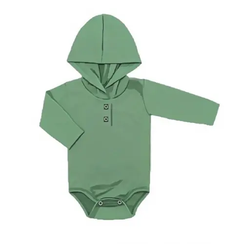 Molde Body Bebê Básico com Capuz Unissex Lindo