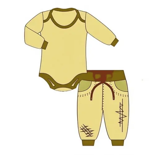 Molde Body e Calça Moletom Infantil 1 a 3 Anos