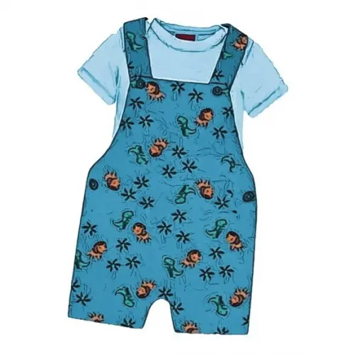 Molde Body e Jardineira Bebe Rn a 2 Anos