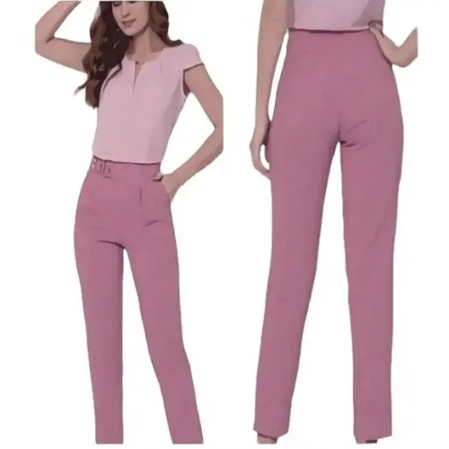 Molde Calça Feminina Alfaiataria Reta P a Gg