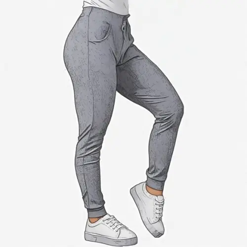 Molde Calça Jogger Justa Malha Feminina P ao Gg
