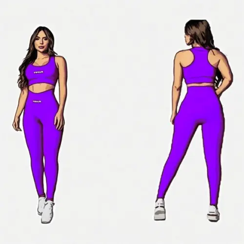 Molde Calça Legging + Cropped Fitness Pp ao Xg
