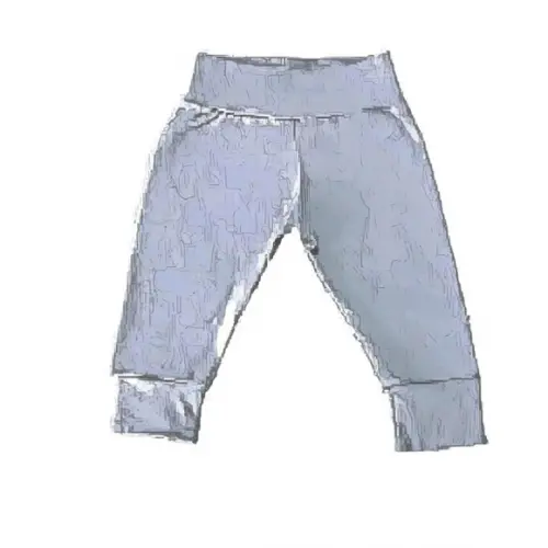 Molde Calça Mijão com Cós e Pé Reversível