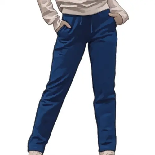 Molde Calça Moletom Feminina P ao Gg