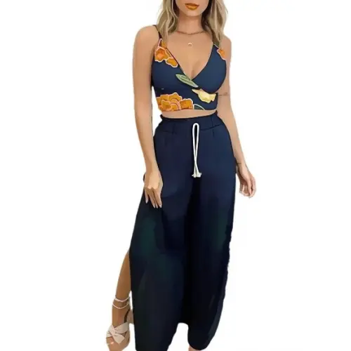 Molde Calça Pantalona com Fenda P ao Gg