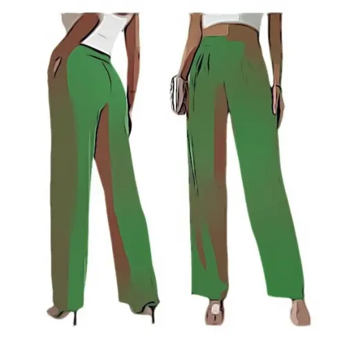 Molde Calça Pantalona Feminina Adulto P ao Gg #83