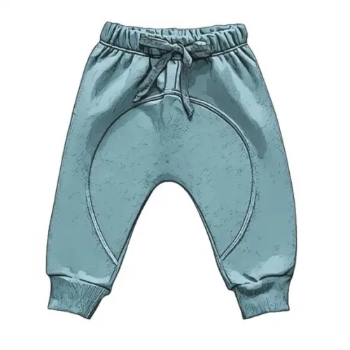 Molde Calça Saruel Bebe com Recorte Rn ao Gg