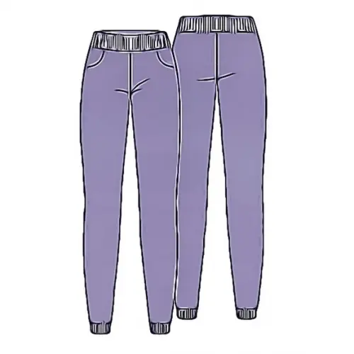 Molde Calça Treino Moletom Feminina em pdf