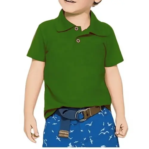 Molde Camisa Polo Infantil Envio Digital 2 a 14 Anos