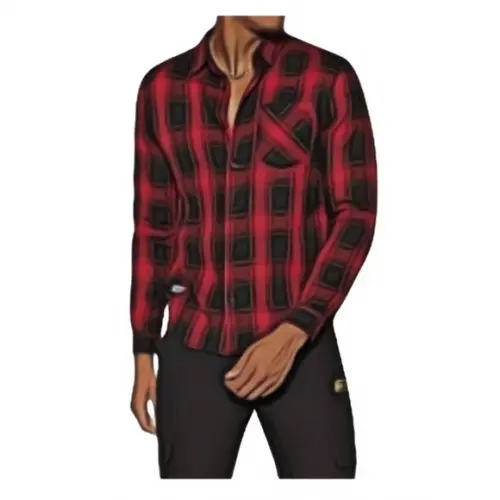 Molde Camisa Masculina Xadrez P ao Xxg #249