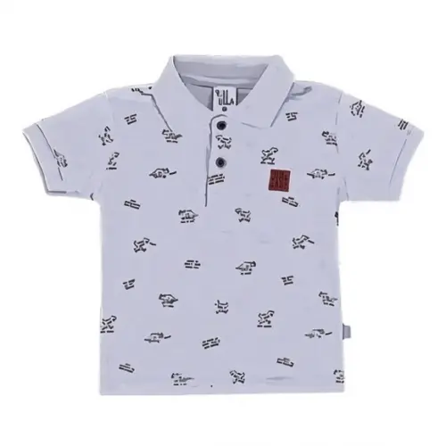 Molde Camisa Polo para Bebe Rn a 24 Meses