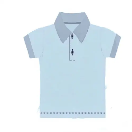 Molde Camisa Polo Unissex Infantil