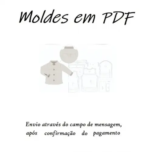Molde Camisa Social Infantil