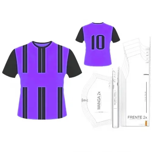 Molde Camiseta Futebol Pp ao Gg