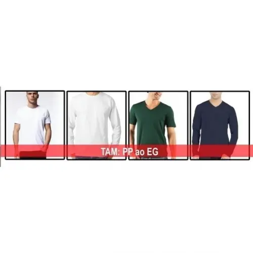 Molde Camiseta Masc Manga Curta e Longa em pdf