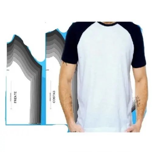 Molde Camiseta Raglan Masculina Modelagem pdf