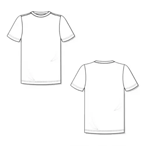Molde Camiseta Tradicional Gola Redonda Pp ao Xg