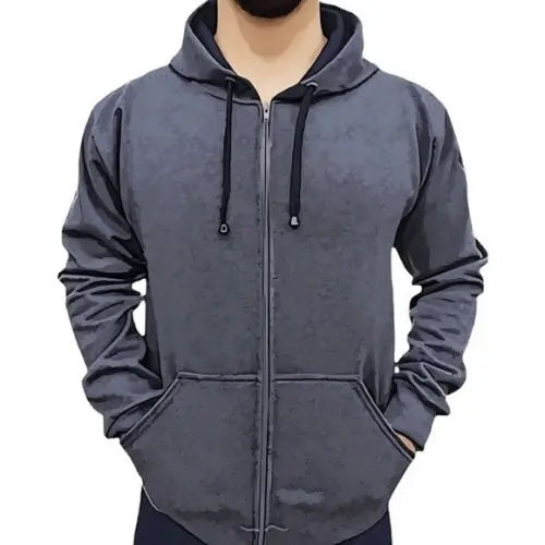 Molde Casaco Moletom Aberto Ziper e Capuz Masculino P ao Gg