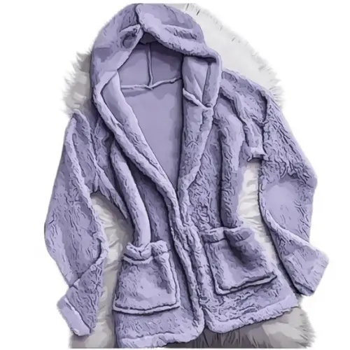 Molde Casaco Teddy Pelucia Longo Sobretudo P ao Gg
