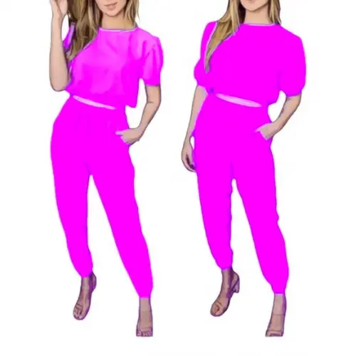 Molde Conjunto Cropped e Calça Jogger pdf P ao Gg