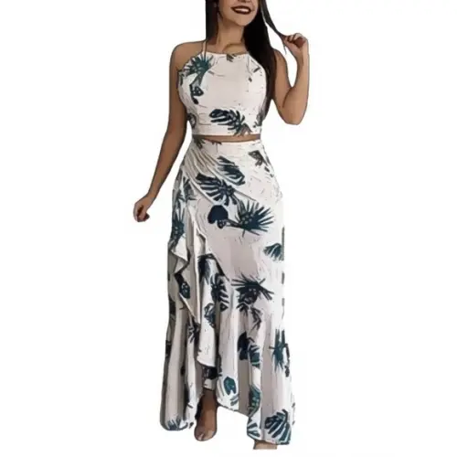 Molde Conjunto Cropped e Saia em pdf P ao Gg