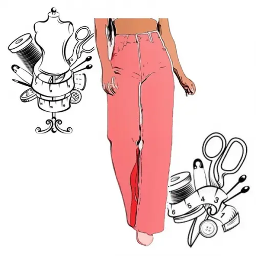 Molde Costura Calça Fem Wide Leg 34 ao 44 #158