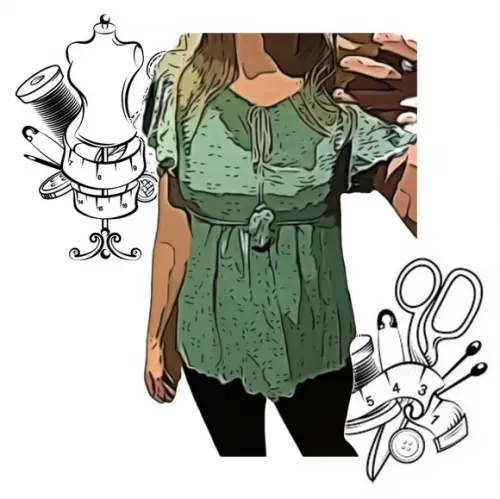 Molde Costura de Blusa Feminina Adulto P ao Xxg #78